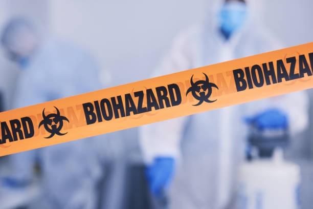 Professional Biohazard Cleanup technician working in Arlington, WA